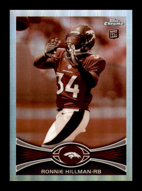 2012 Topps Chrome Sepia Refractor Ronnie Hillman 