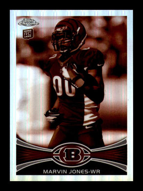 2012 Topps Chrome Sepia Refractor Marvin Jones 