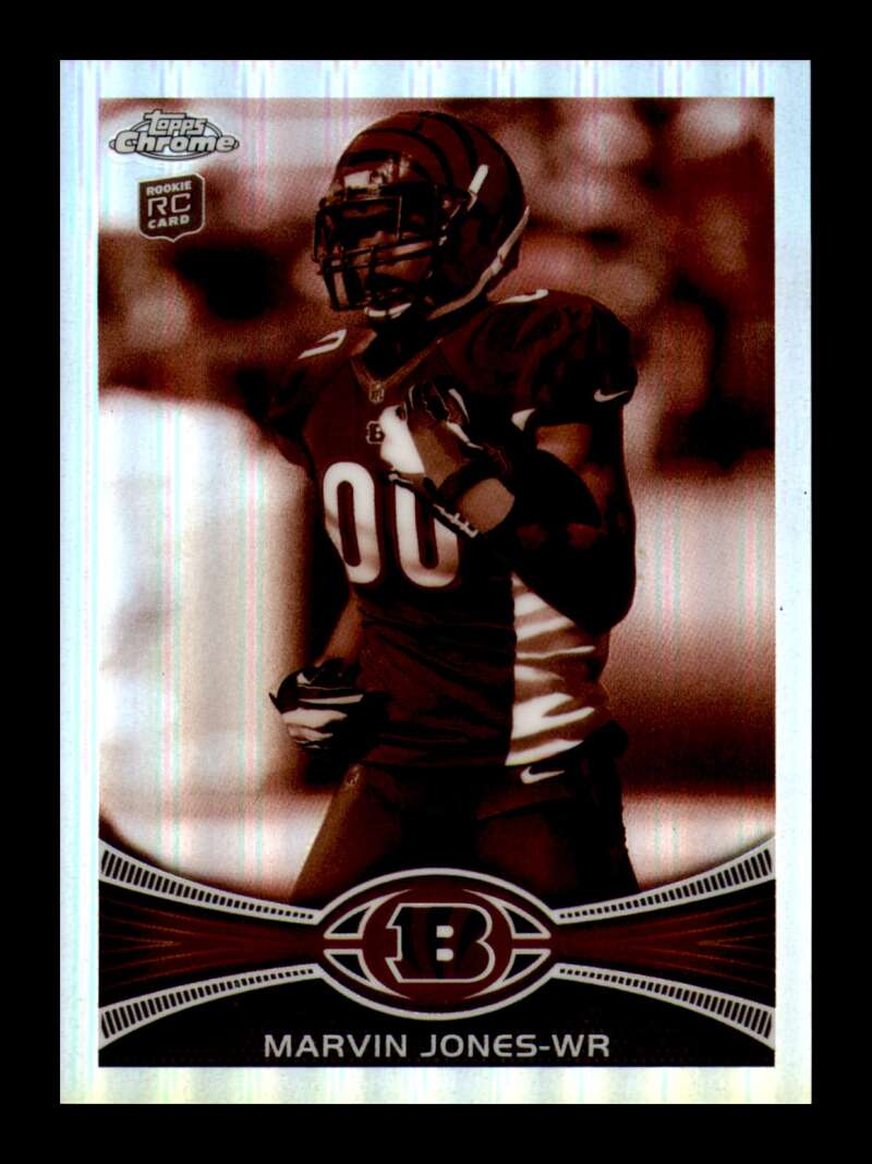 Load image into Gallery viewer, 2012 Topps Chrome Sepia Refractor Marvin Jones #194 Cincinnati Bengals Rookie RC /99  Image 1
