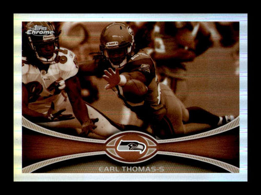 2012 Topps Chrome Sepia Refractor Earl Thomas