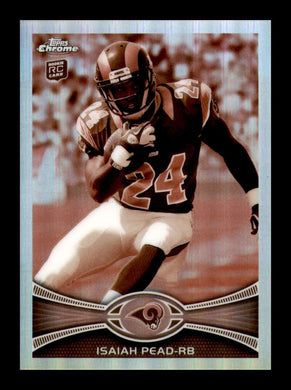 2012 Topps Chrome Sepia Refractor Isaiah Pead 