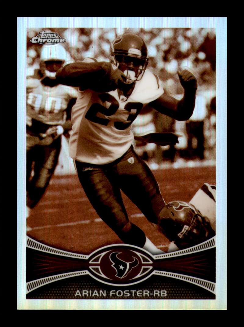 Load image into Gallery viewer, 2012 Topps Chrome Sepia Refractor Arian Foster #206 Houston Texans /99  Image 1
