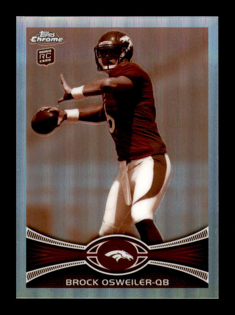 Load image into Gallery viewer, 2012 Topps Chrome Sepia Refractor Brock Osweiler #210 Denver Broncos Rookie RC /99  Image 1
