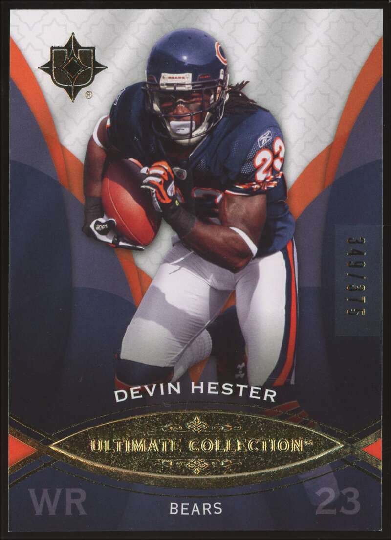 Load image into Gallery viewer, 2009 Upper Deck Ultimate Collection Devin Hester #23 Chicago Bears /375 Image 1
