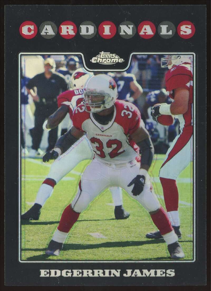 Load image into Gallery viewer, 2008 Topps Chrome Refractor Edgerrin James #TC55 Arizona Cardinals  Image 1
