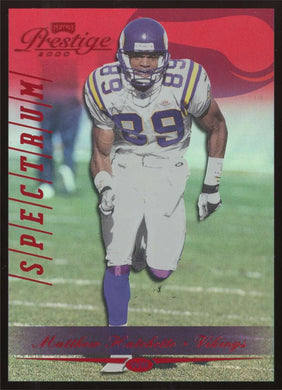 2000 Playoff Prestige Spectrum Red Matthew Hatchette 