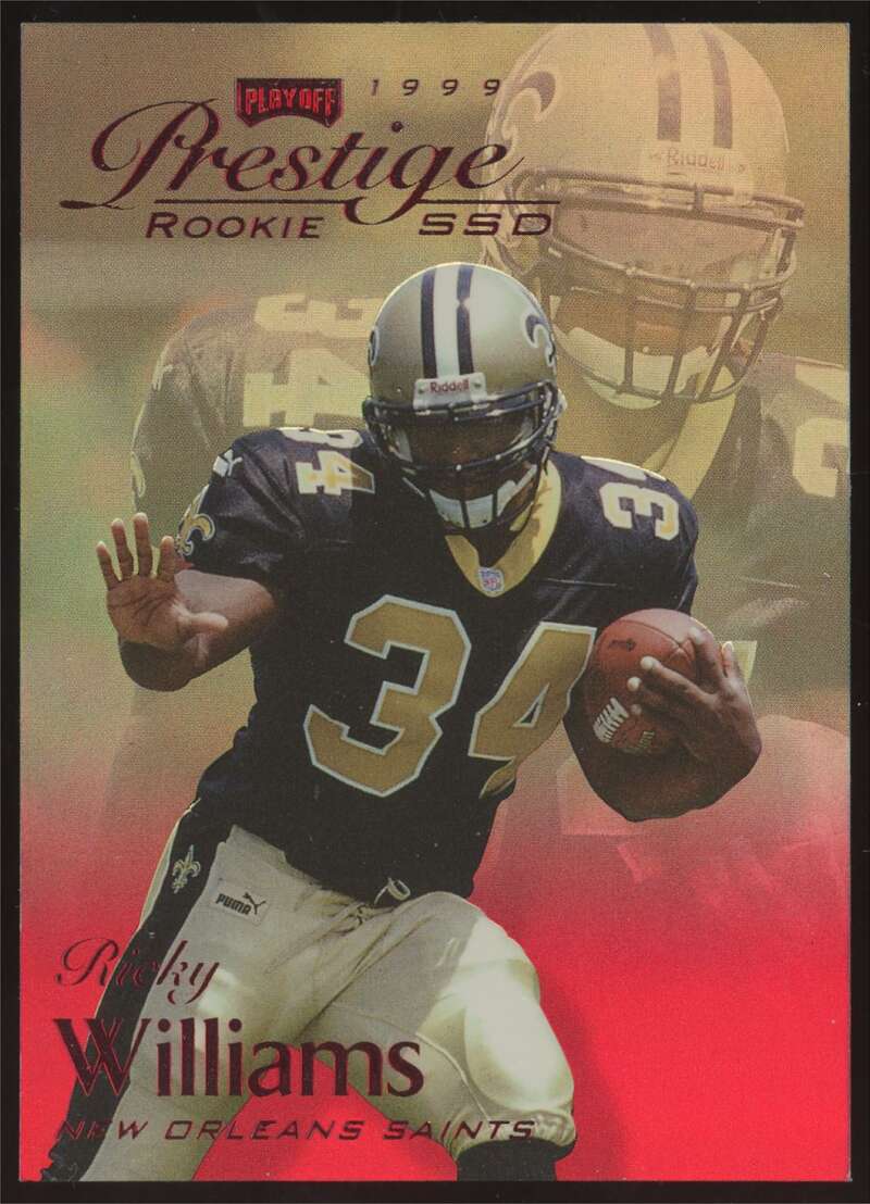 Load image into Gallery viewer, 1999 Playoff Prestige SSD Spectrum Red Ricky Williams #162 New Orleans Saints Rookie RC /500  Image 1
