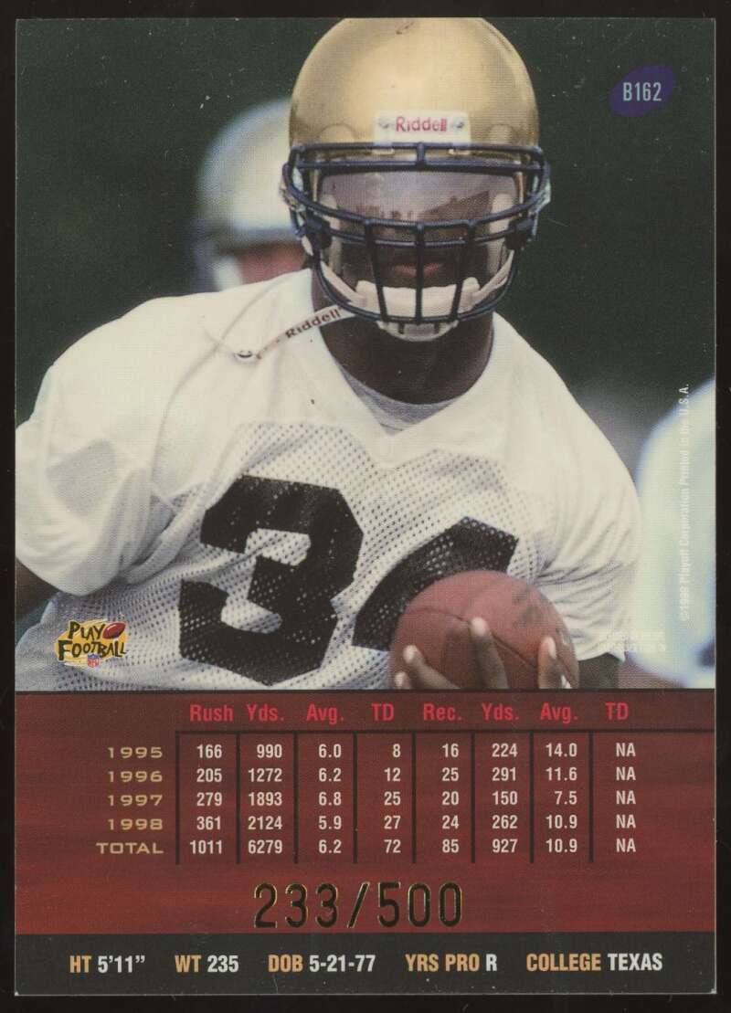 Load image into Gallery viewer, 1999 Playoff Prestige SSD Spectrum Red Ricky Williams #162 New Orleans Saints Rookie RC /500  Image 2
