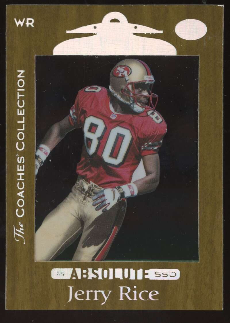 Load image into Gallery viewer, 1999 Playoff Absolute SSD Coaches Collection Silver Jerry Rice #89 San Francisco 49ers /500  Image 1
