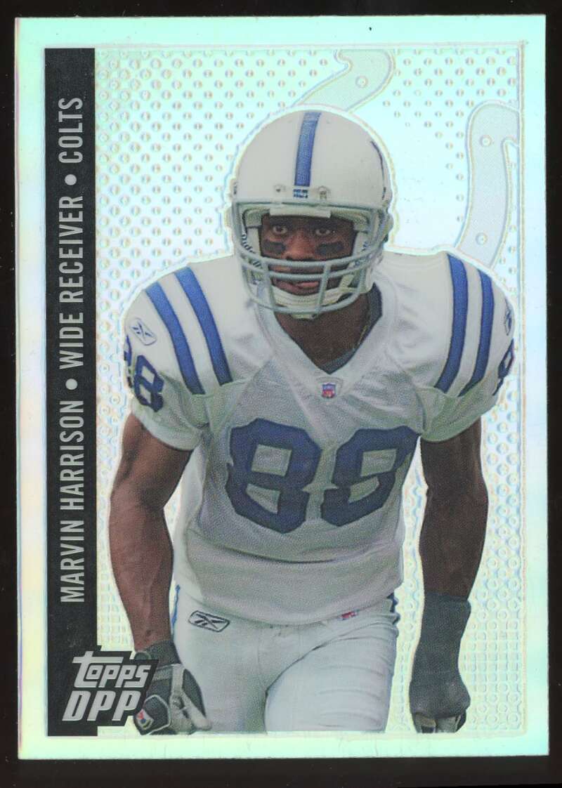 Load image into Gallery viewer, 2006 Topps Draft Picks &amp; Prospects Chrome Refractor Marvin Harrison #6 Indianapolis Colts Image 1
