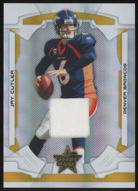 2008 Leaf Rookies & Stars Longevity Gold Materials Jay Cutler 