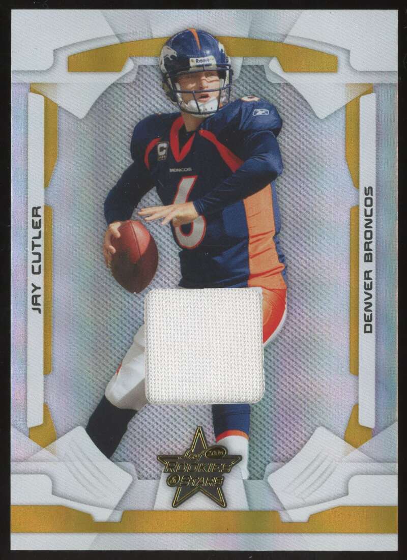 Load image into Gallery viewer, 2008 Leaf Rookies &amp; Stars Longevity Gold Materials Jay Cutler #29 Denver Broncos Relic /250  Image 1
