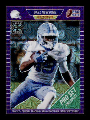 2021 Pro Set Metal 1989 Purple Mojo Dazz Newsome 