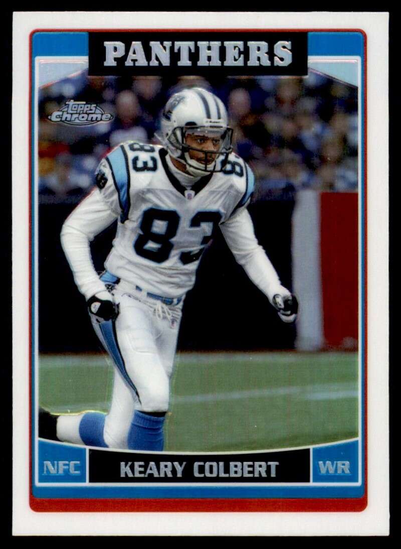 Load image into Gallery viewer, 2006 Topps Chrome Refractor Keary Colbert #17 Carolina Panthers Image 1
