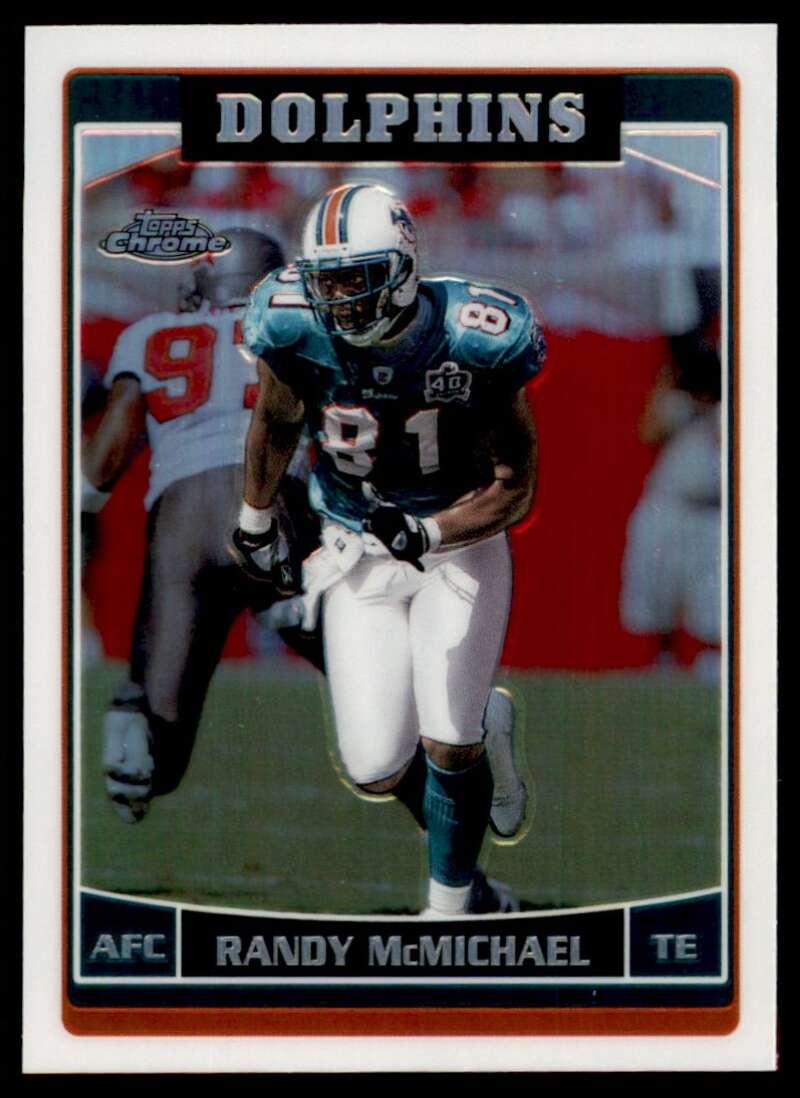 Load image into Gallery viewer, 2006 Topps Chrome Refractor Randy McMichael #31 Miami Dolphins Image 1
