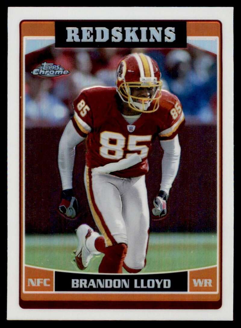 Load image into Gallery viewer, 2006 Topps Chrome Refractor Brandon Lloyd #49 Washington Redskins Image 1
