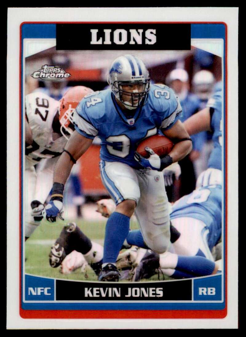 Load image into Gallery viewer, 2006 Topps Chrome Refractor Kevin Jones #54 Detroit Lions Image 1
