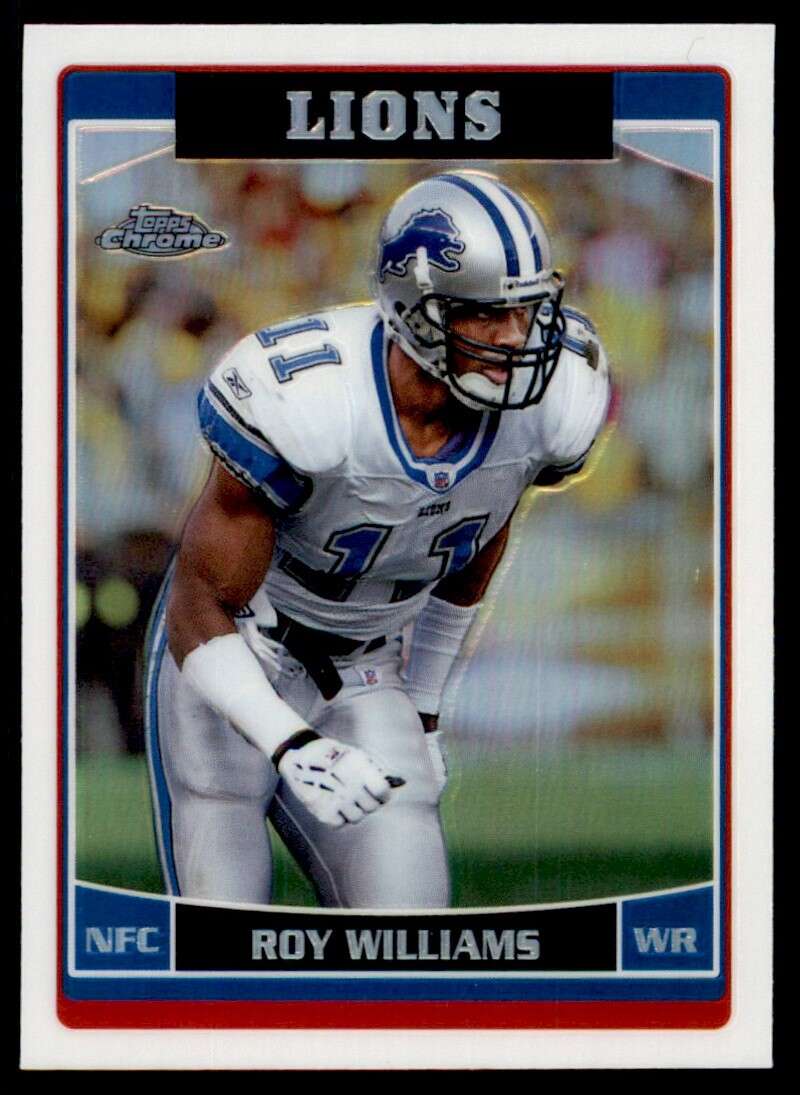 Load image into Gallery viewer, 2006 Topps Chrome Refractor Roy Williams #59 Detroit Lions Image 1
