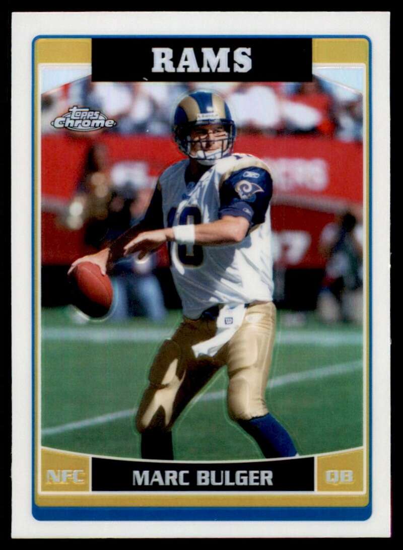 Load image into Gallery viewer, 2006 Topps Chrome Refractor Marc Bulger #82 St. Louis Rams Image 1
