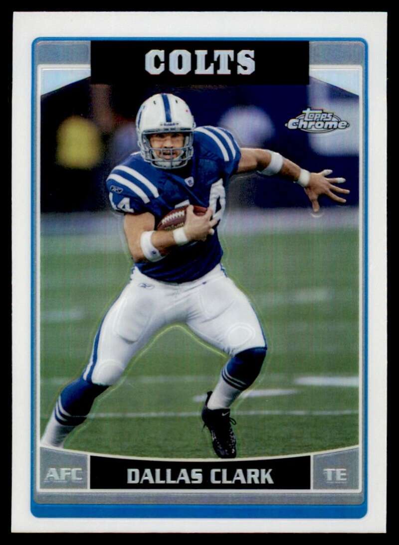 Load image into Gallery viewer, 2006 Topps Chrome Refractor Dallas Clark #107 Indianapolis Colts Image 1
