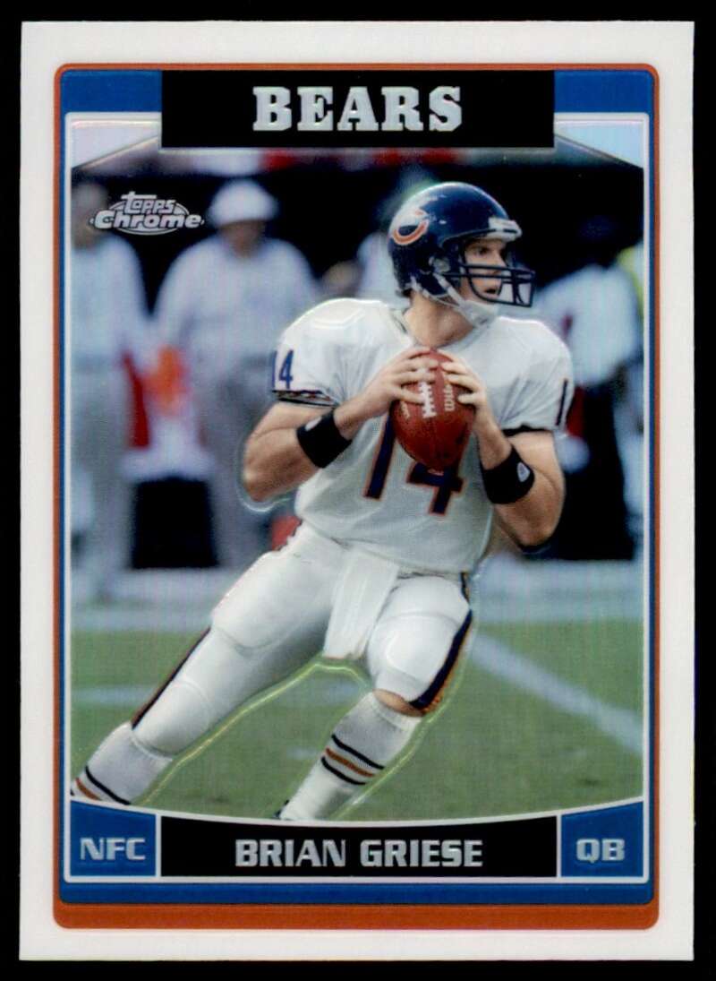 Load image into Gallery viewer, 2006 Topps Chrome Refractor Brian Griese #133 Chicago Bears Image 1
