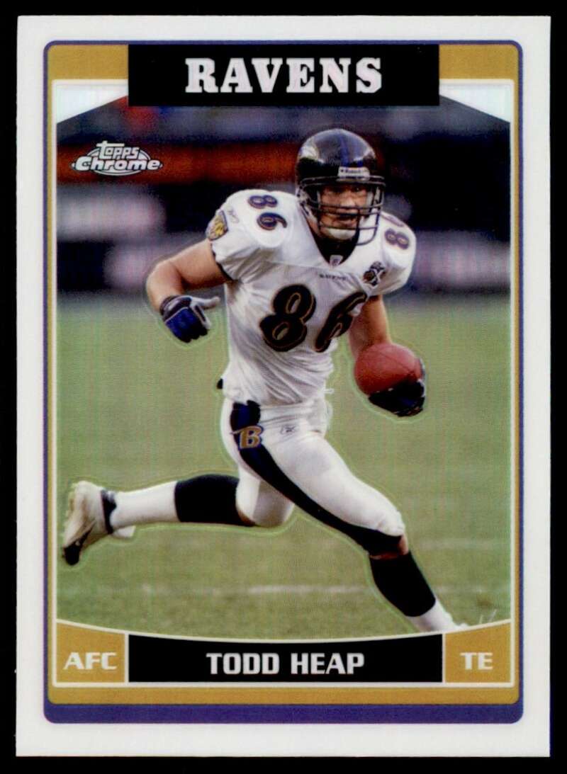 Load image into Gallery viewer, 2006 Topps Chrome Refractor Todd Heap #137 Baltimore Ravens Image 1
