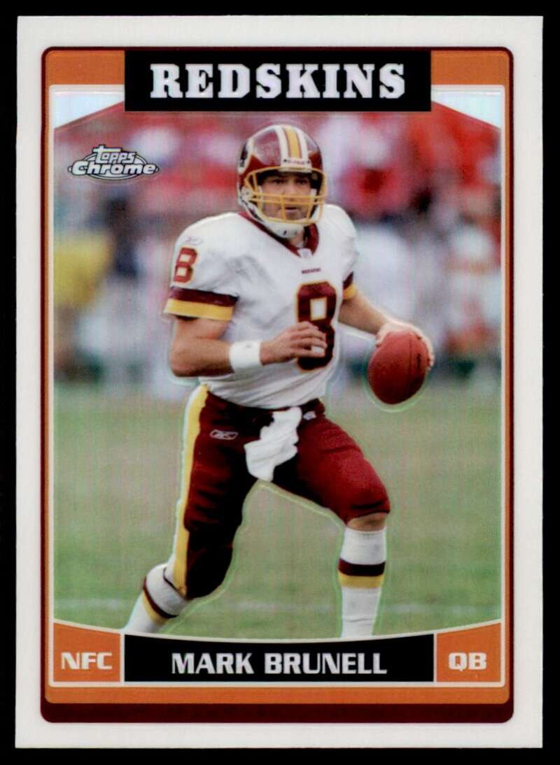 Load image into Gallery viewer, 2006 Topps Chrome Refractor Mark Brunell #139 Washington Redskins Image 1
