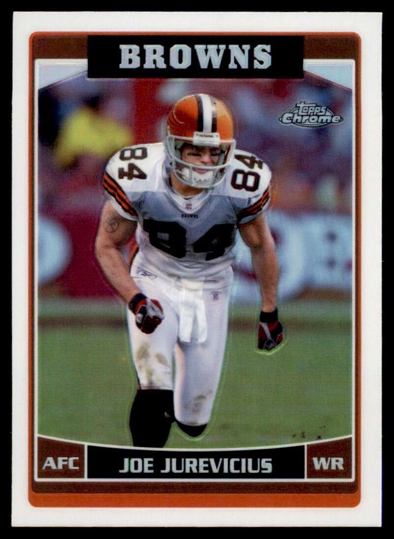 Load image into Gallery viewer, 2006 Topps Chrome Refractor Joe Jurevicius #150 Cleveland Browns Image 1
