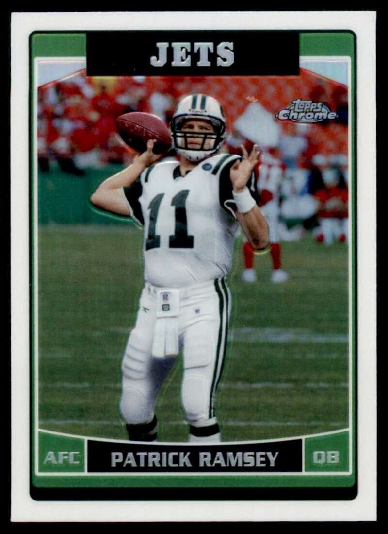 Load image into Gallery viewer, 2006 Topps Chrome Refractor Patrick Ramsey #164 New York Jets Image 1
