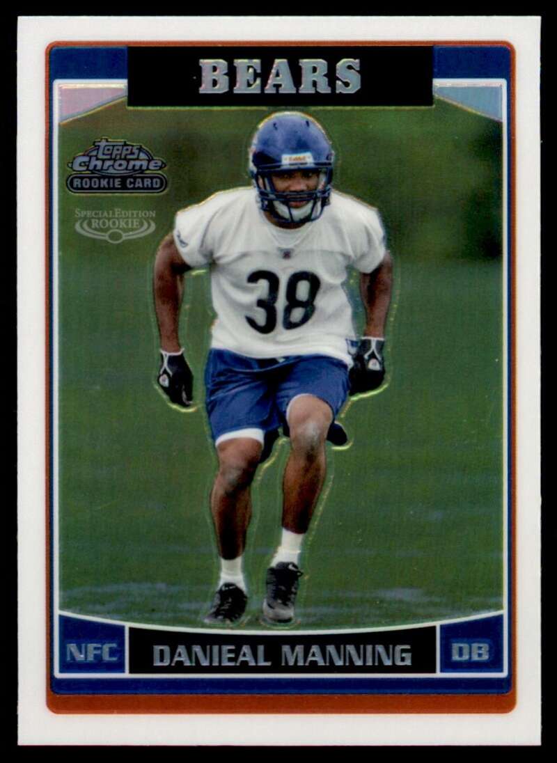 Load image into Gallery viewer, 2006 Topps Chrome Refractor Danieal Manning #220 Chicago Bears Rookie RC Image 1
