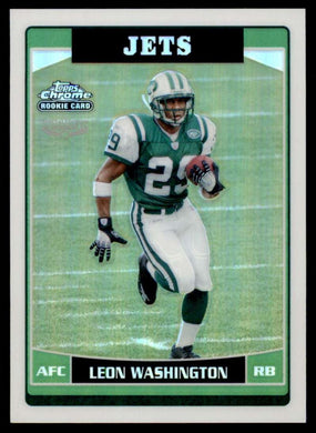 2006 Topps Chrome Refractor Leon Washington 