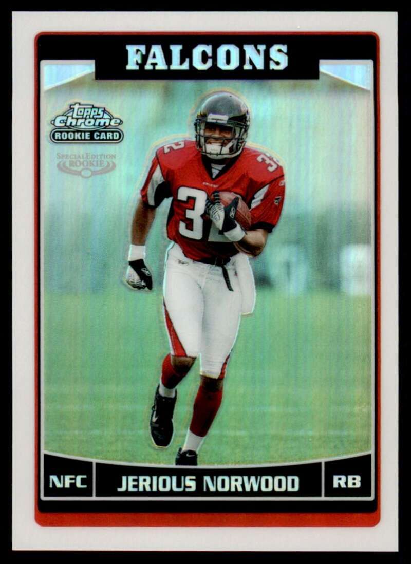 Load image into Gallery viewer, 2006 Topps Chrome Refractor Jerious Norwood #241 Atlanta Falcons Rookie RC Image 1
