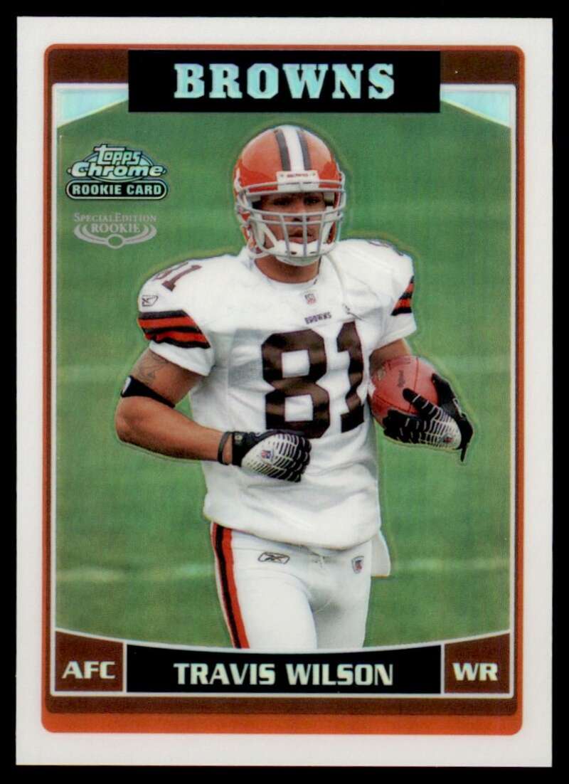 Load image into Gallery viewer, 2006 Topps Chrome Refractor Travis Wilson #266 Cleveland Browns Rookie RC Image 1
