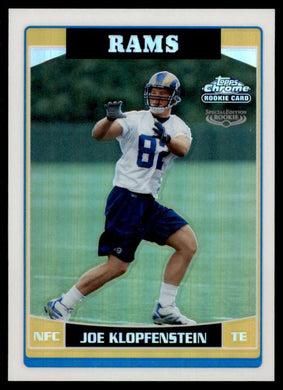 2006 Topps Chrome Refractor Joe Klopfenstein 