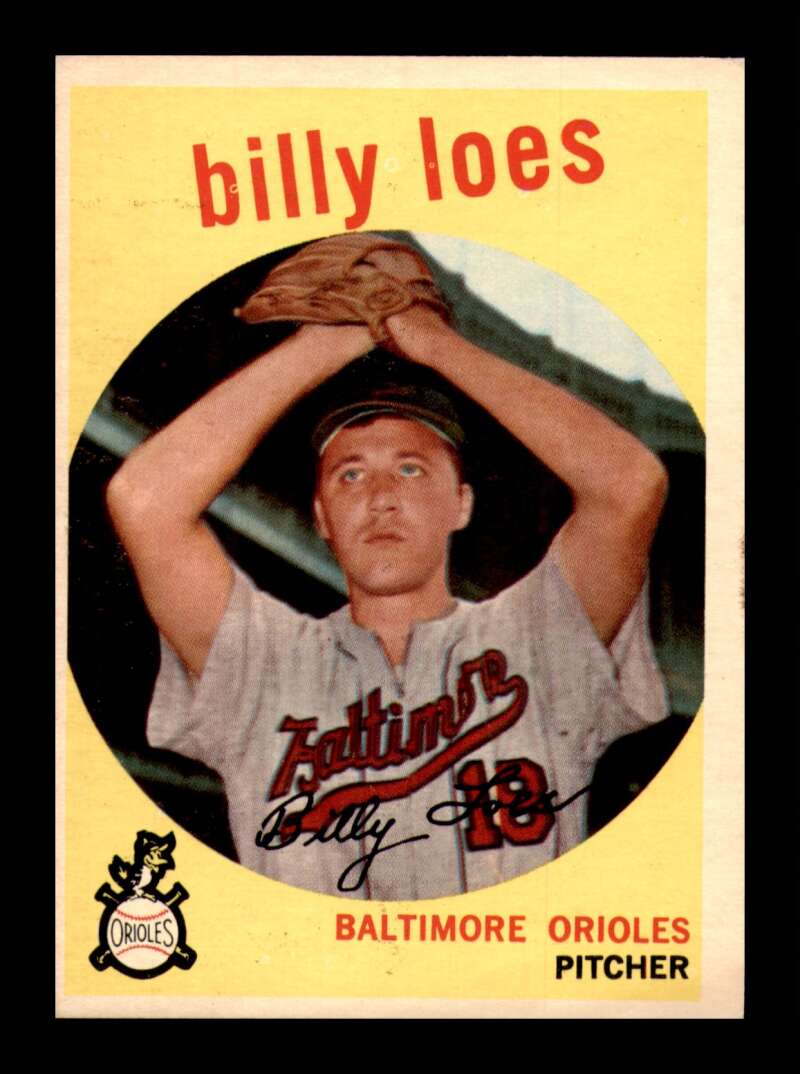 Load image into Gallery viewer, 1959 Topps Billy Loes #336 Baltimore Orioles Traded NM Image 1
