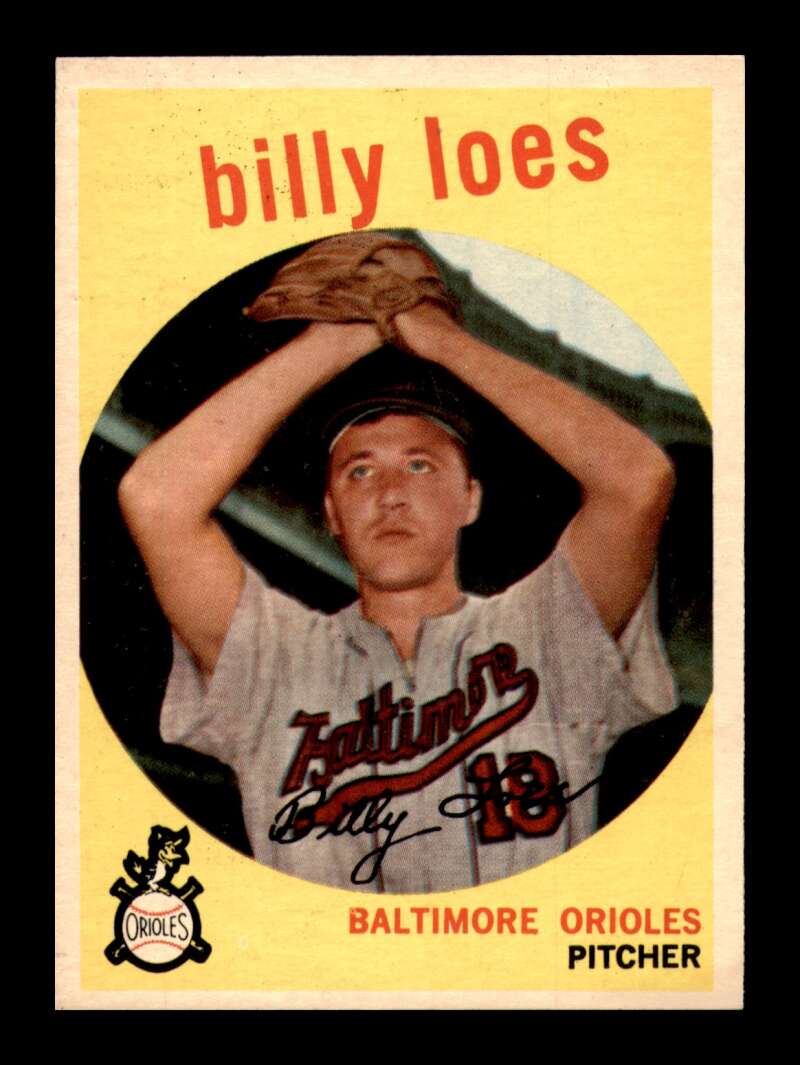 Load image into Gallery viewer, 1959 Topps Billy Loes #336 Baltimore Orioles Traded NM Image 1
