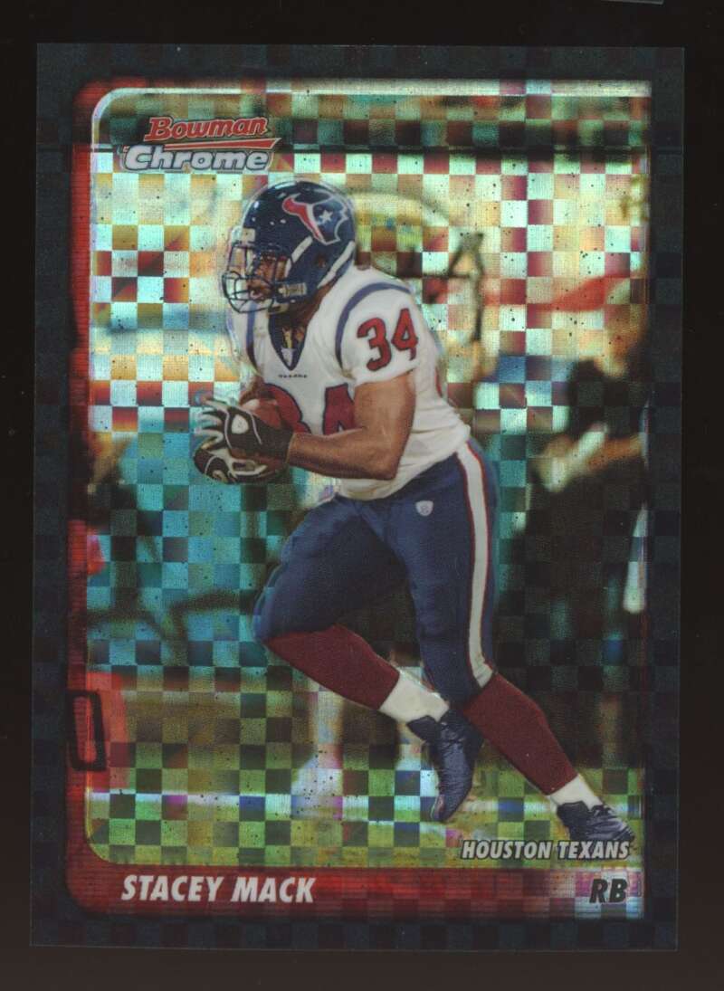 Load image into Gallery viewer, 2003 Bowman Chrome Xfractor Stacey Mack #8 Houston Texans /250 Image 1
