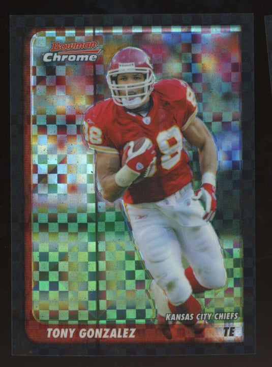 2003 Bowman Chrome Xfractor Tony Gonzalez