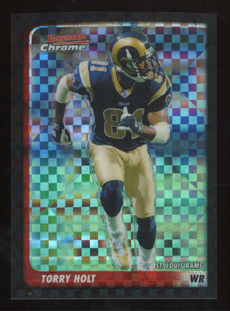 Load image into Gallery viewer, 2003 Bowman Chrome Xfractor Torry Holt #57 St Louis Rams /250 Image 1
