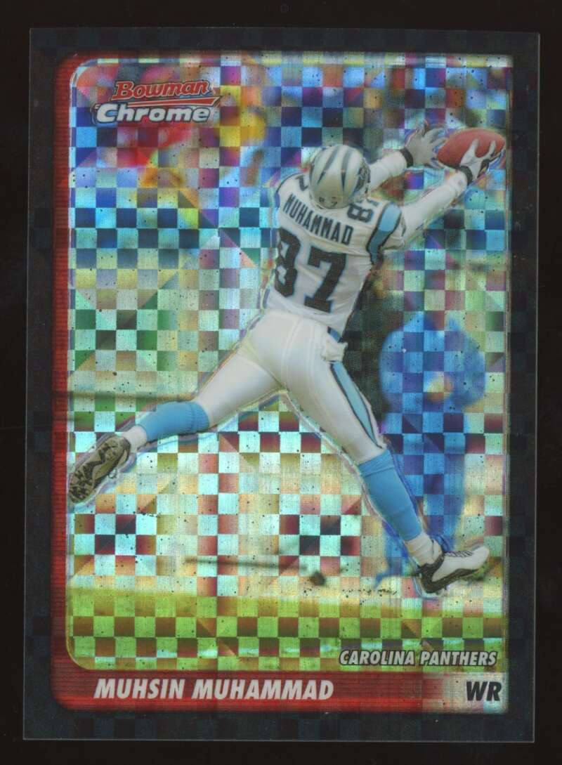 Load image into Gallery viewer, 2003 Bowman Chrome Xfractor Muhsin Muhammad #64 Carolina Panthers /250 Image 1
