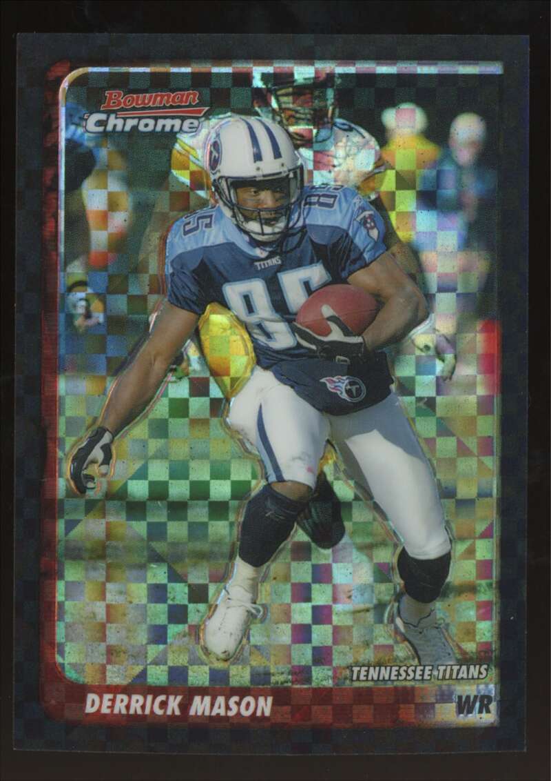 Load image into Gallery viewer, 2003 Bowman Chrome Xfractor Derrick Mason #74 Tennessee Titans /250 Image 1
