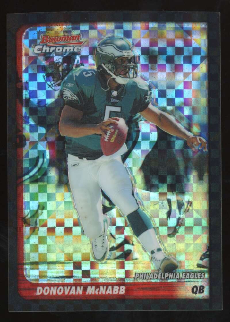 Load image into Gallery viewer, 2003 Bowman Chrome Xfractor Donovan McNabb #75 Philadelphia Eagles /250 Image 1
