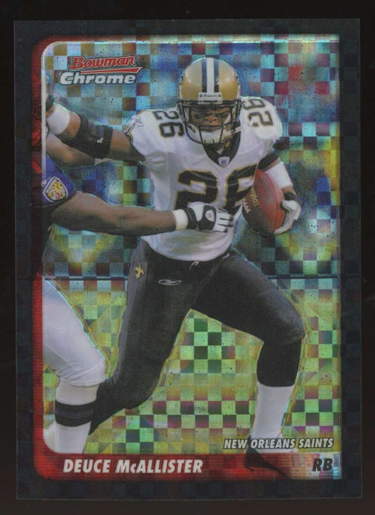 2003 Bowman Chrome Xfractor Deuce McAllister 