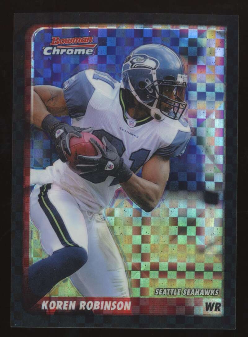 Load image into Gallery viewer, 2003 Bowman Chrome Xfractor Koren Robinson #79 Seattle Seahawks /250 Image 1
