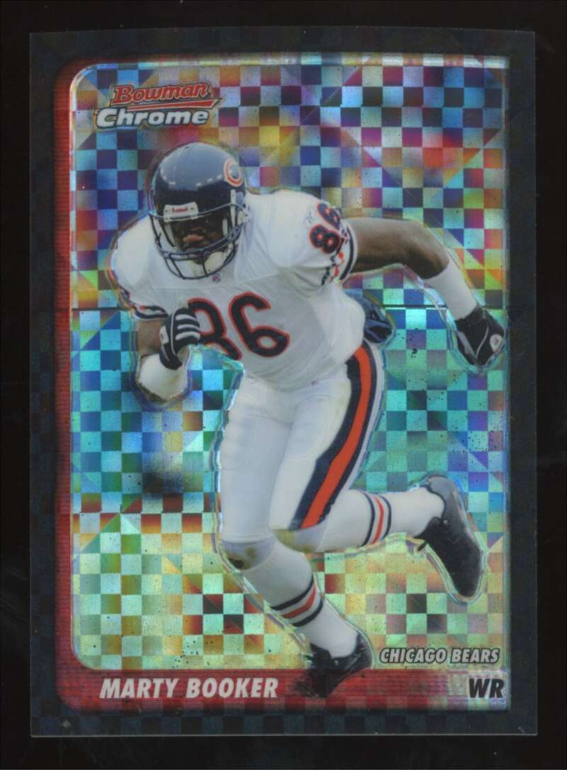 Load image into Gallery viewer, 2003 Bowman Chrome Xfractor Marty Booker #83 Chicago Bears /250 Image 1
