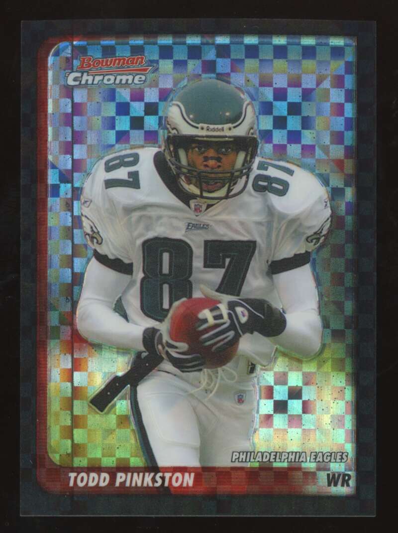 Load image into Gallery viewer, 2003 Bowman Chrome Xfractor Todd Pinkston #94 Philadelphia Eagles /250 Image 1
