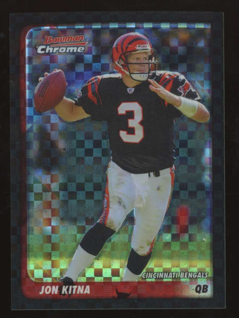 Load image into Gallery viewer, 2003 Bowman Chrome Xfractor Jon Kitna #96 Cincinnati Bengals /250 Image 1
