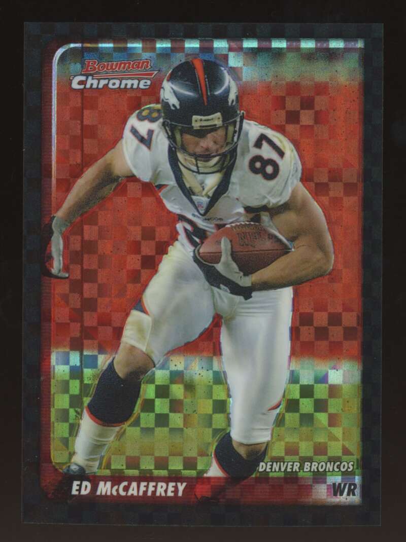 Load image into Gallery viewer, 2003 Bowman Chrome Xfractor Ed McCaffrey #97 Denver Broncos /250 Image 1
