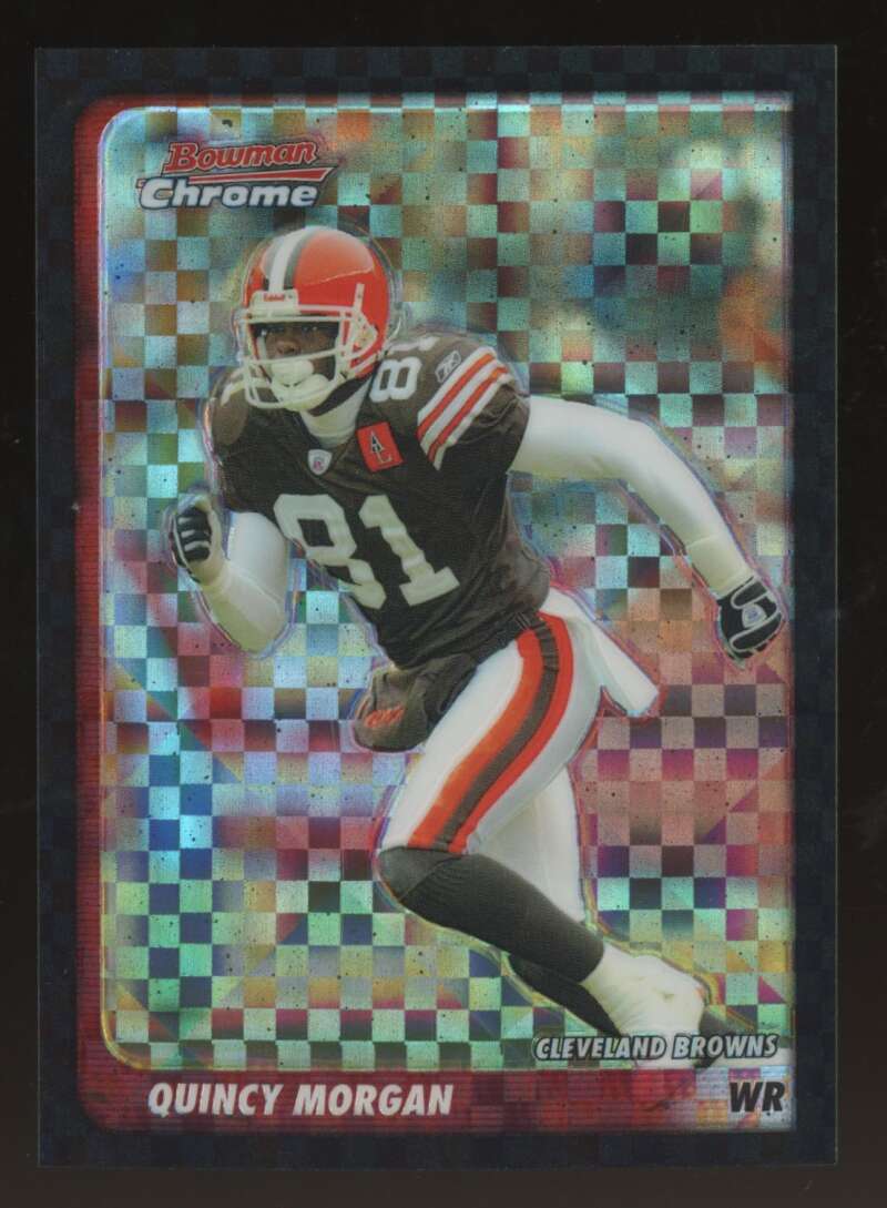 Load image into Gallery viewer, 2003 Bowman Chrome Xfractor Quincy Morgan #102 Cleveland Browns /250 Image 1
