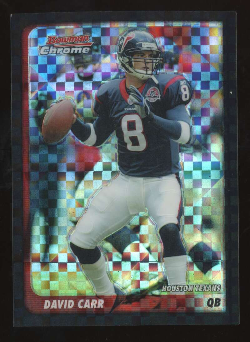 Load image into Gallery viewer, 2003 Bowman Chrome Xfractor David Carr #103 Houston Texans /250 Image 1
